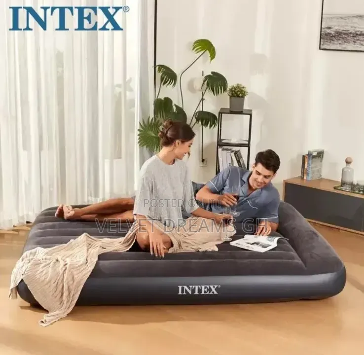 Premium Double Air Bed Mattress Soft Comfortable Sleeping Solution