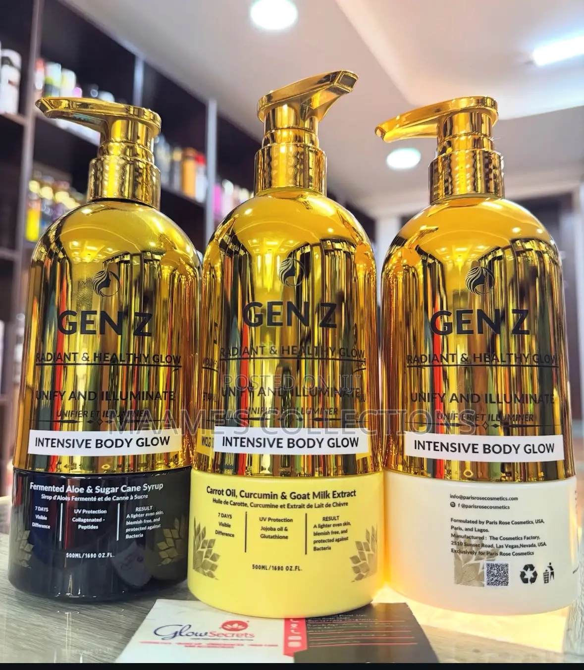 Gen Z Radiant Healthy Glow Intensive Body Glow Lotions