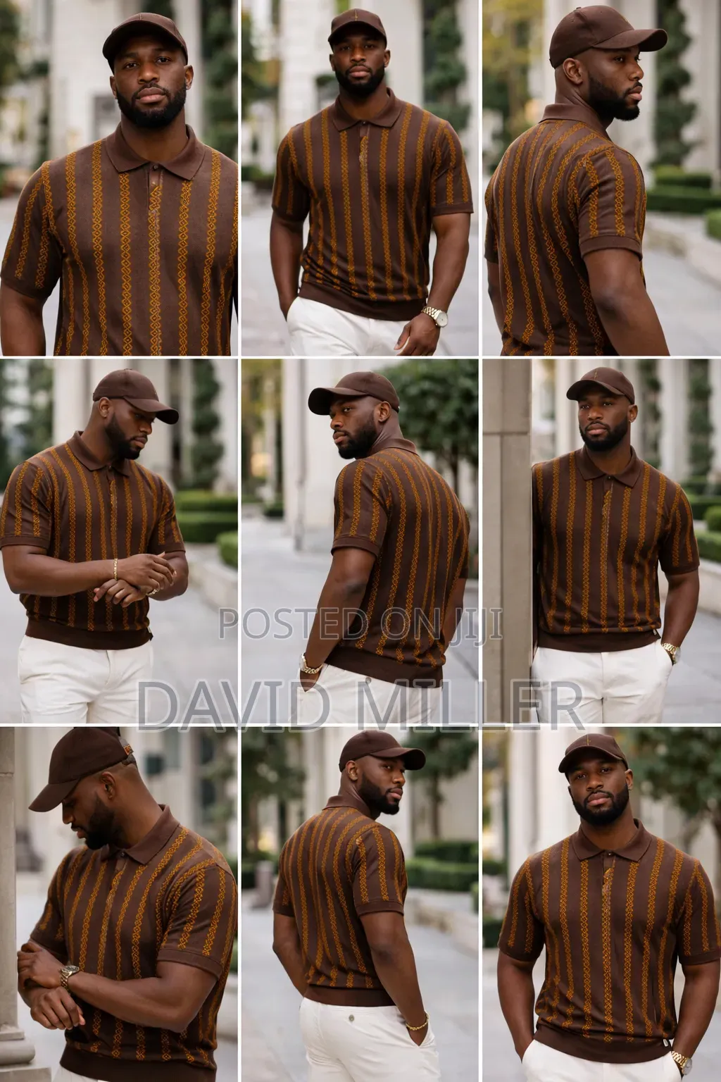 Knitted Polo T Shirt