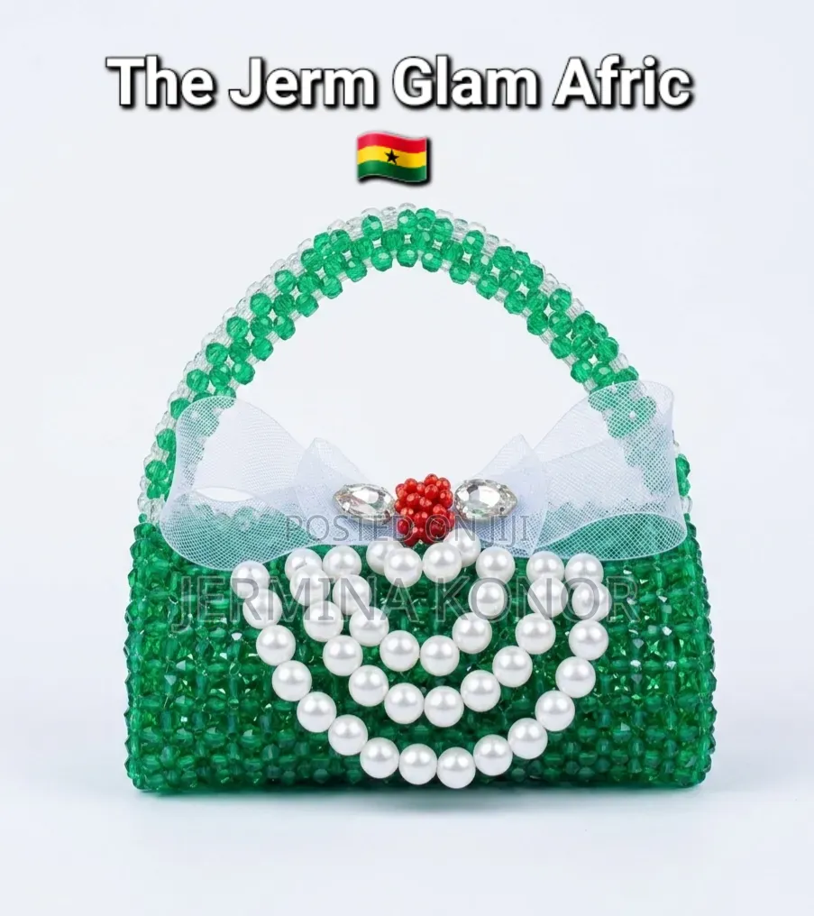Luxury Handmade Beaded Pearl Bag
