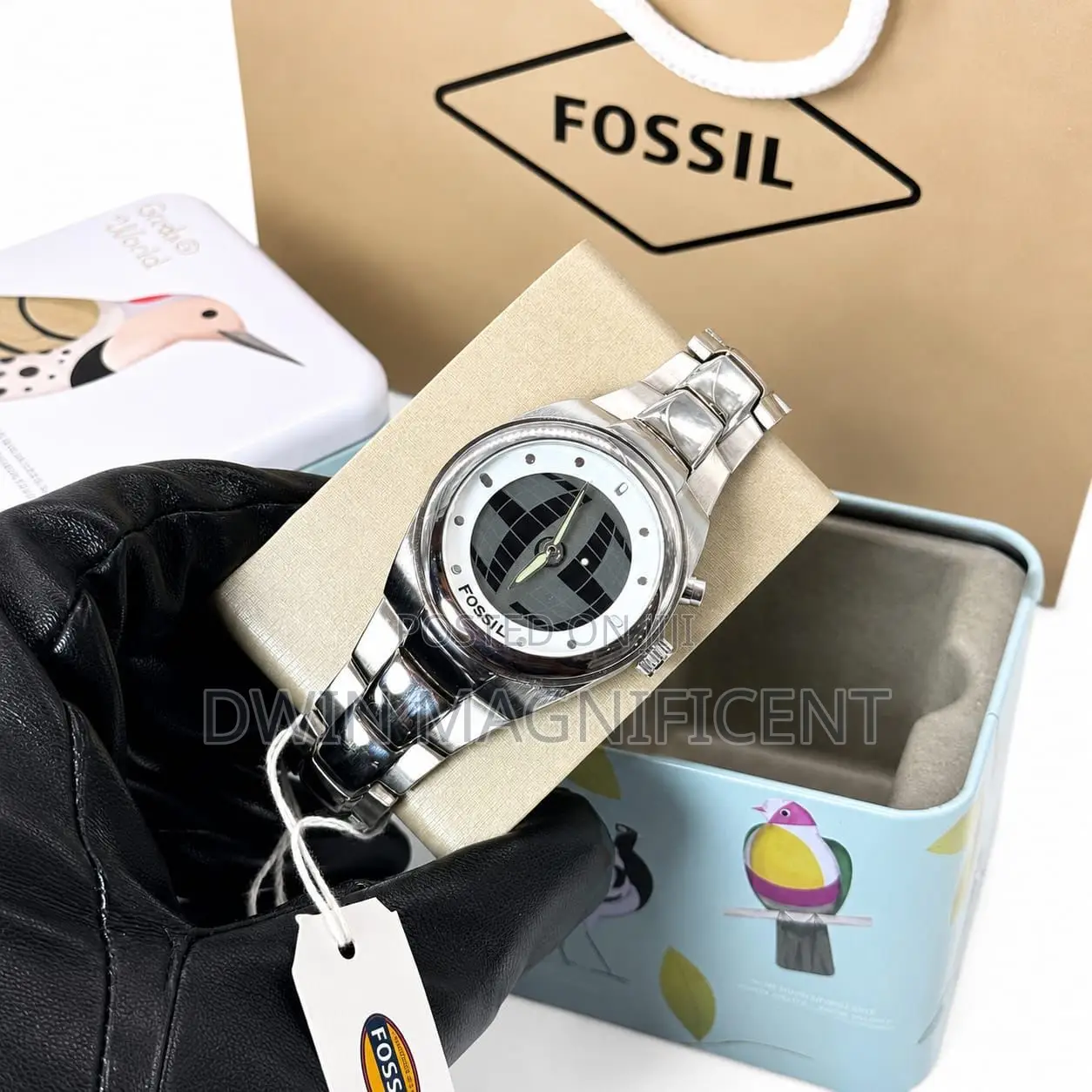 Fossil Big Tic Limited Edition Y2k Stainless Steel Watch