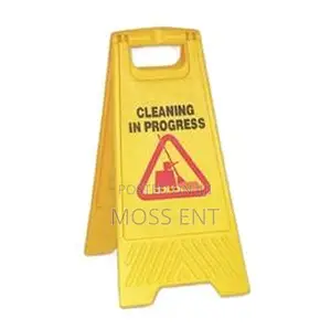 Pp Caution Board Cleaning in Progress - B-140