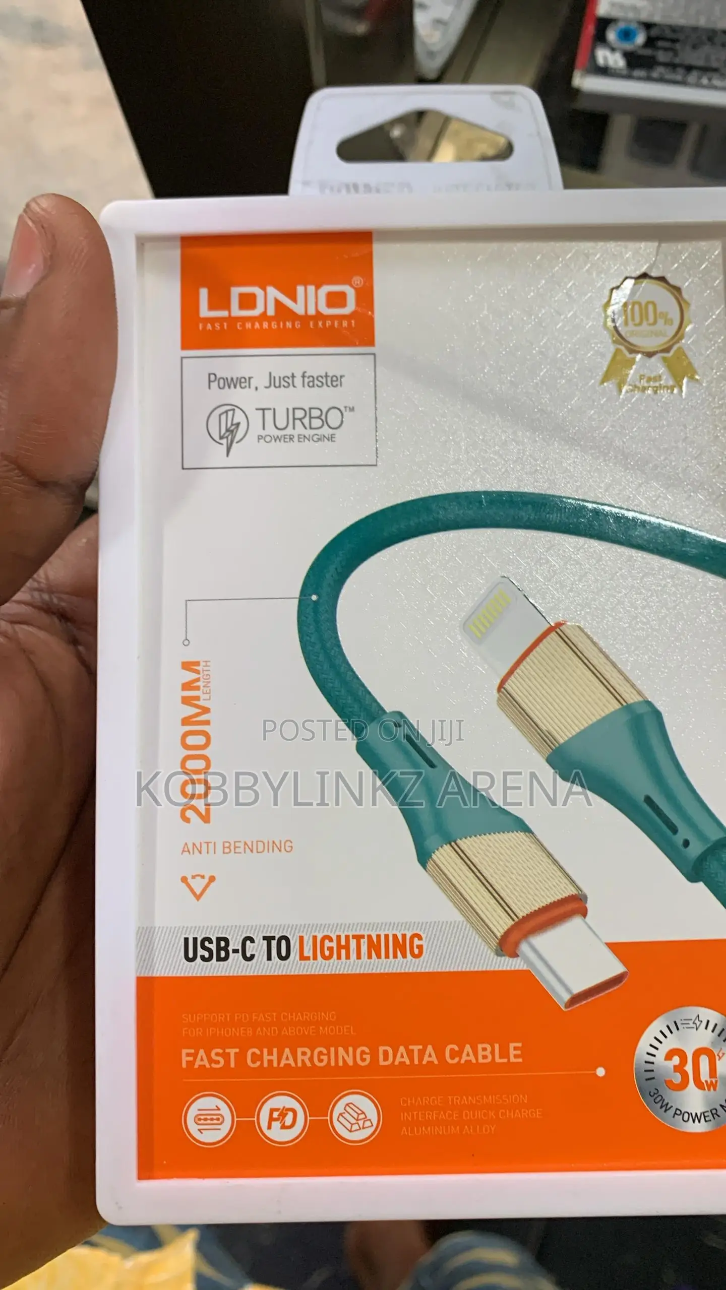 Original iPhone Cables for Sale. Type C to C and Type C to Lightning