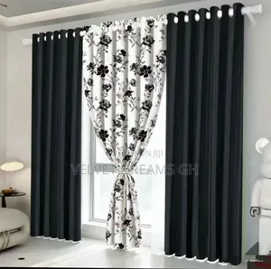 3in1 Luxurious Curtain Set Elegant Home Window Drapes