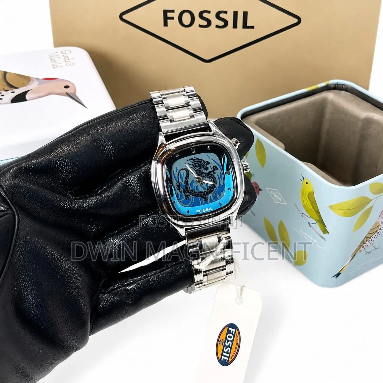 Vintage Fossil Big Tic Jr-8292 Watch