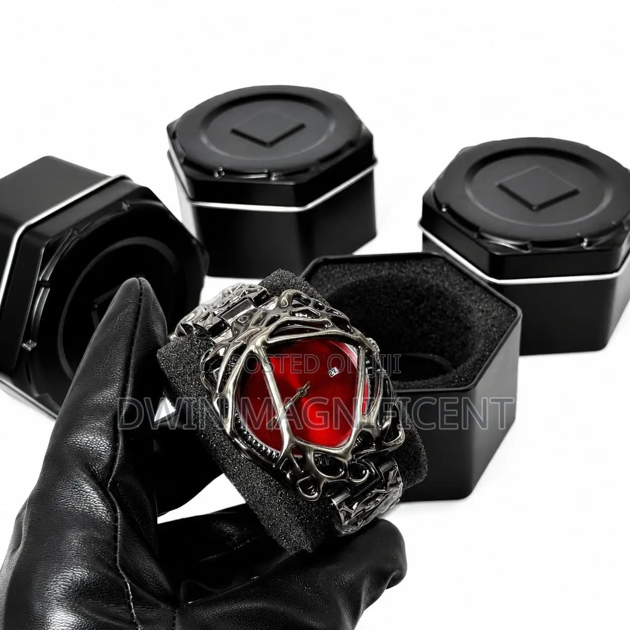 Y2k-Inspired Cyber Alien Soldered Watch