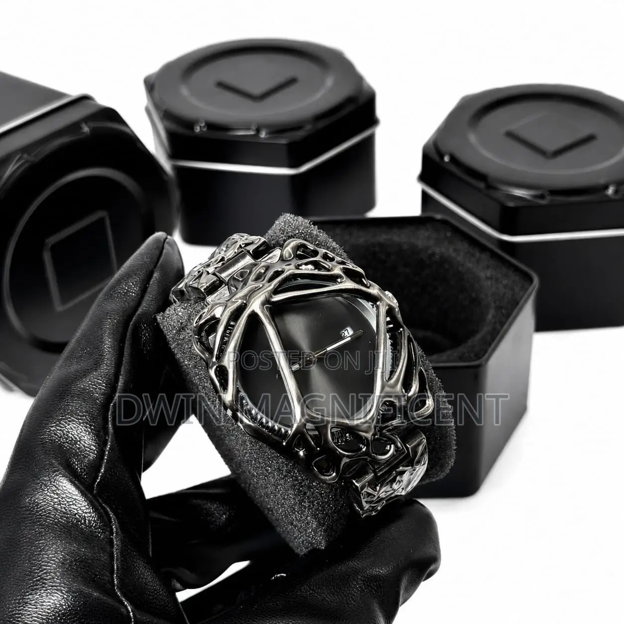 Y2k-Inspired Cyber Alien Soldered Watch
