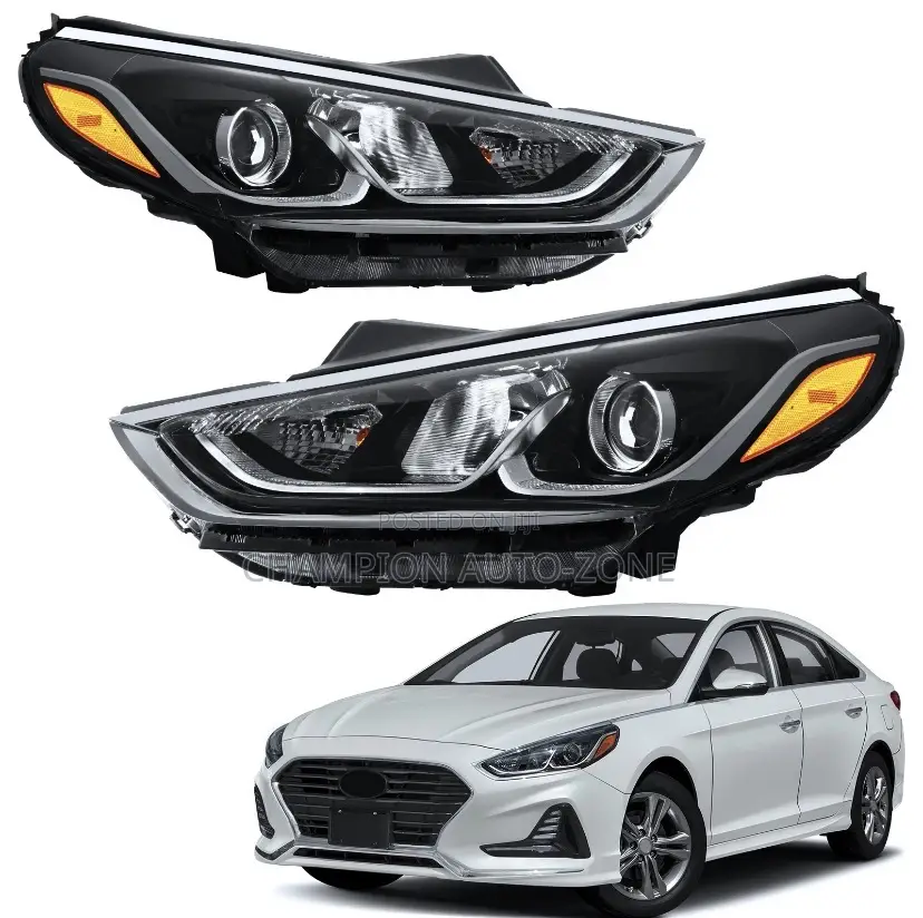 Hyundai Sonata 2018-2019-2020 Headlight Pair