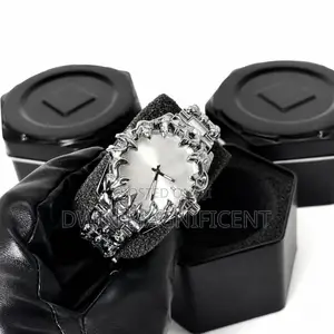 Gothic-Style Gunmetal Watch