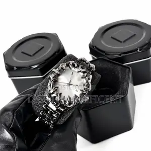 Gothic-Style Gunmetal Watch