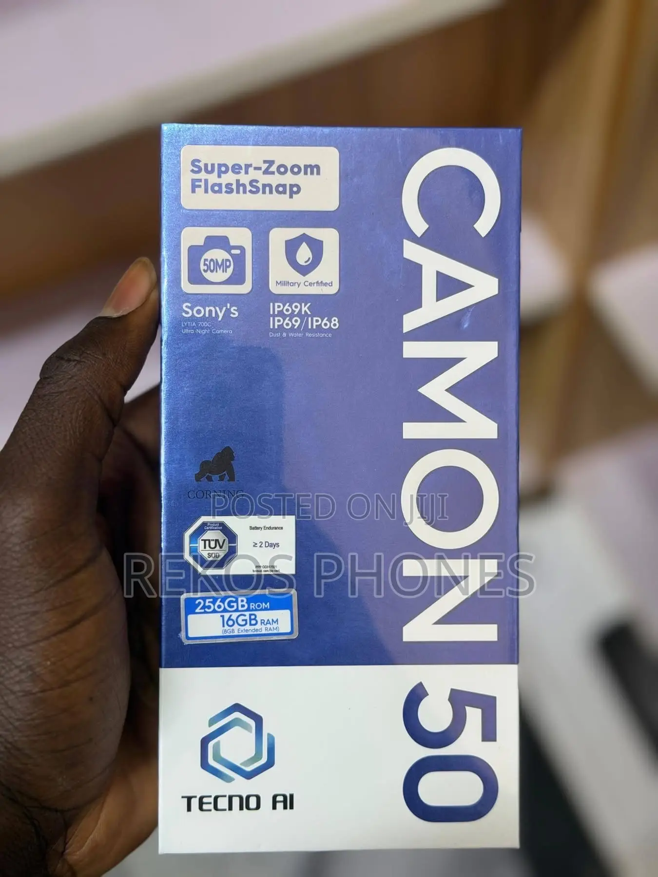 New Tecno Camon 50 256 GB