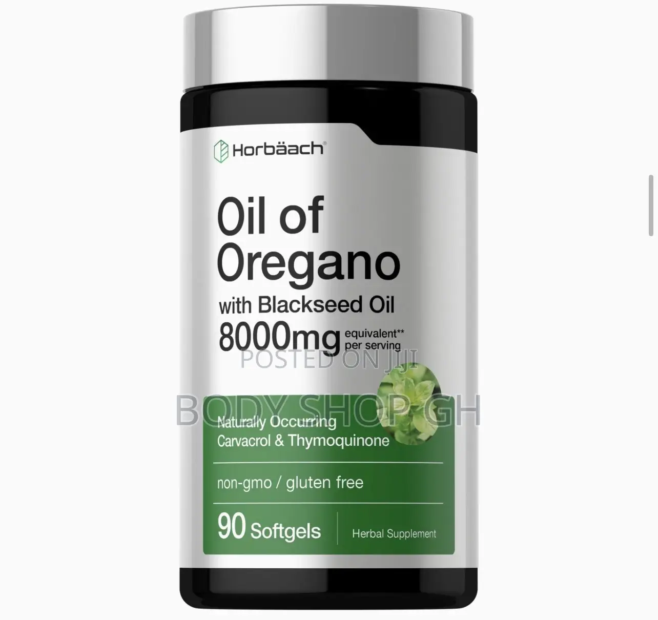 Oregano Oil + Blackseed Oil | 90 Pills | Carvacrol + Thymoquinone