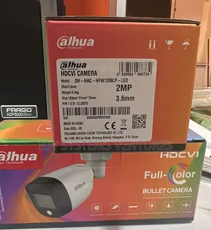 Hac-Hfw1209cp-Led 2mp Full-Color Starlight Hdcvi Bullet Camera
