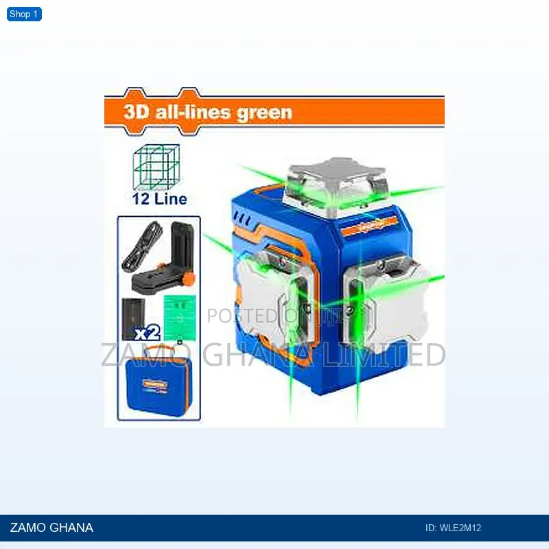 3d Green Beam Selfleveling Laser - Wle2m12