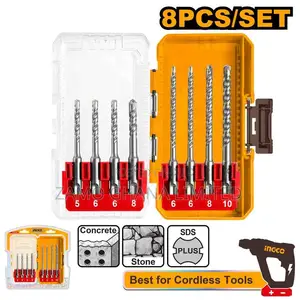 8 PCS SDS Plus Hammer Drill Bits Set - Akdl11806