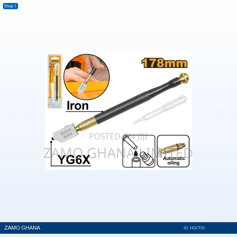 Heavy Duty Glass Cutter - Hgct03
