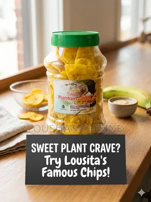 Lousita’S Plantain Chips. In a Jar