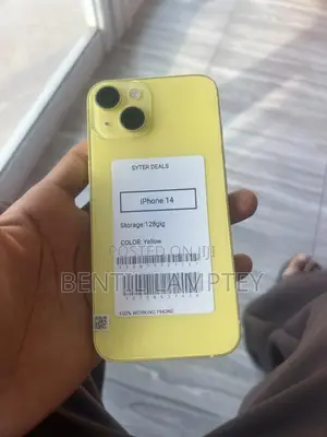 New Apple iPhone 14 128 GB Yellow