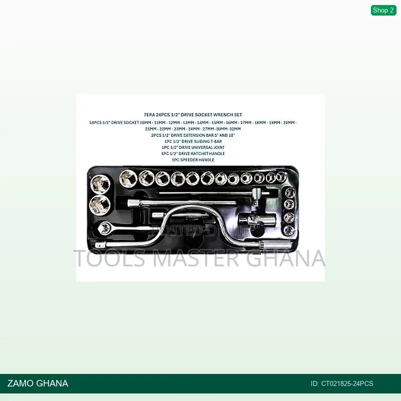 24pcs Socket Set 1/2 Ch - Ct021825-24pcs