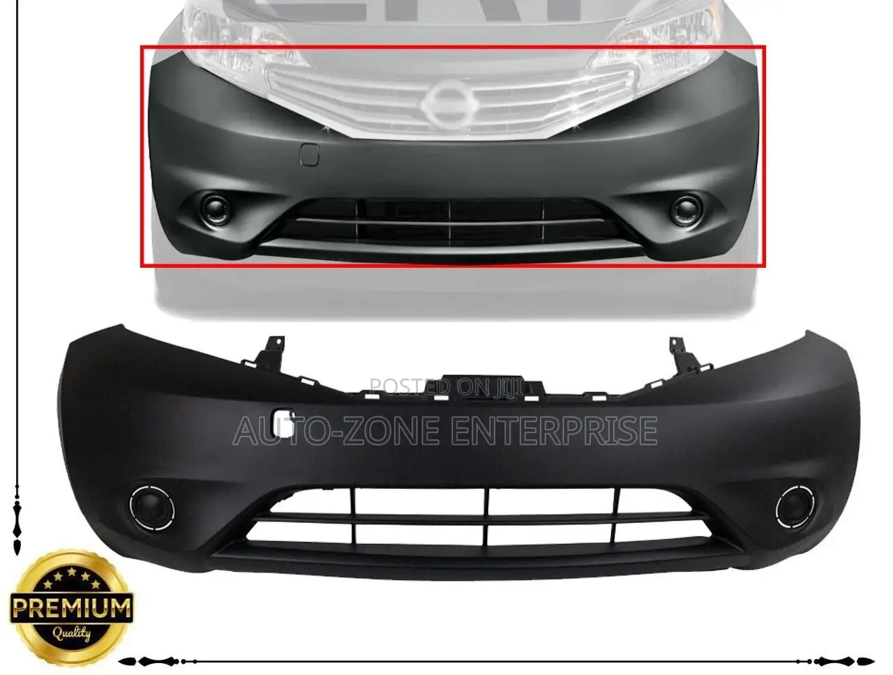Nissan Versa Note 2012 2013 2014 2015 Front Bumper