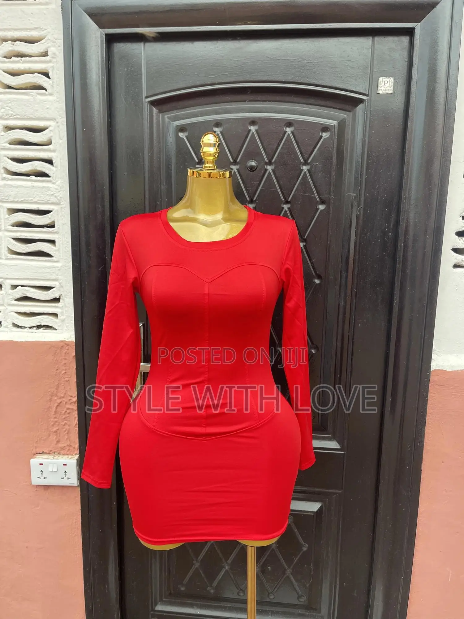 Short Red Luxury Dress