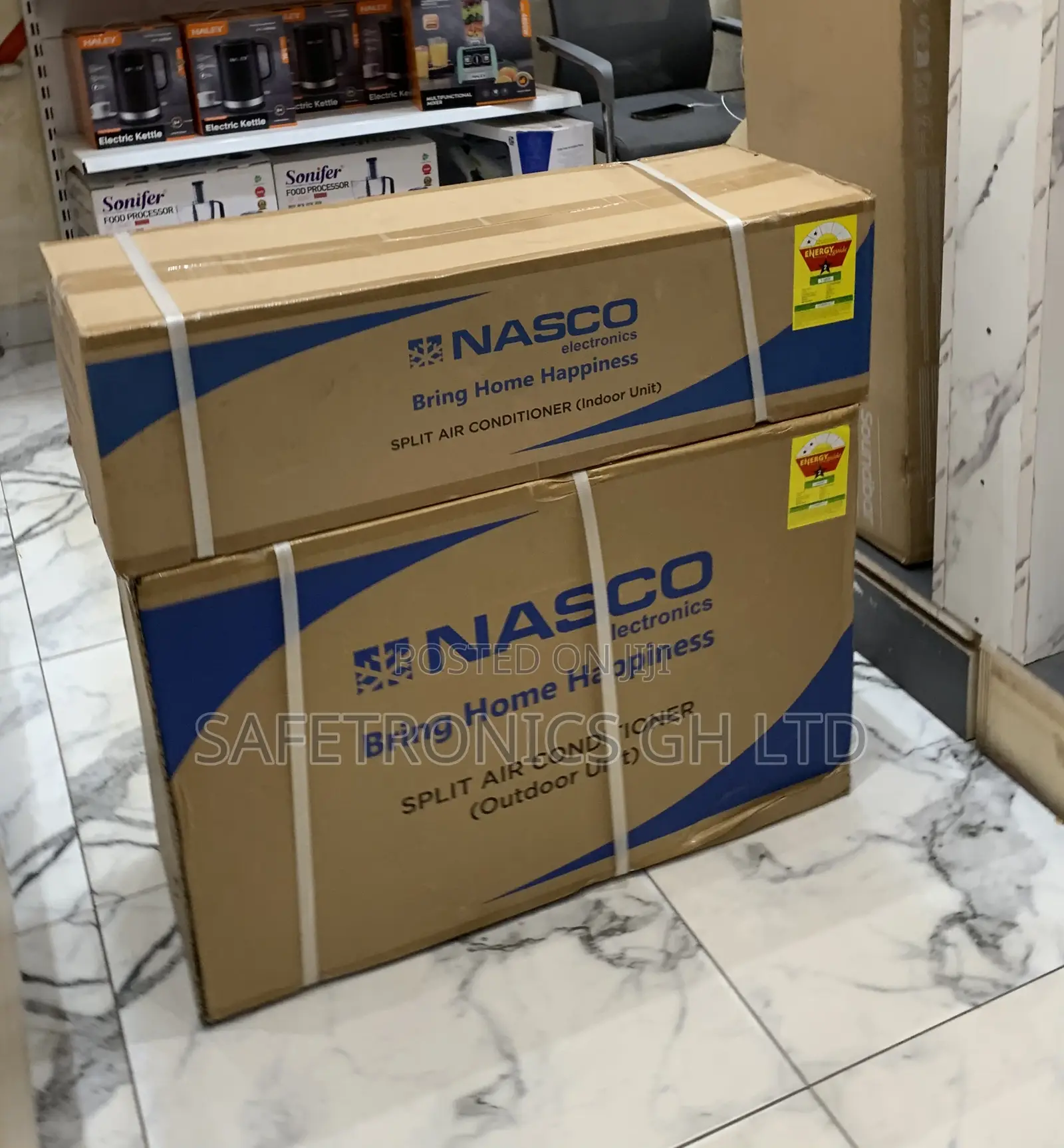 Efficient New Nasco 2.5hp R410 Split-Dual Inverter Air Conditioner
