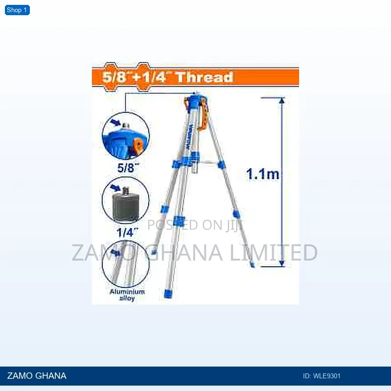 Tripods for Laser Levels - Wle9301