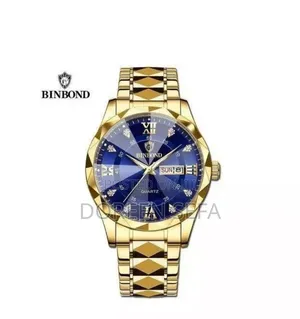 Brand New Binbond Luxury Gold Quartz Men's Watch