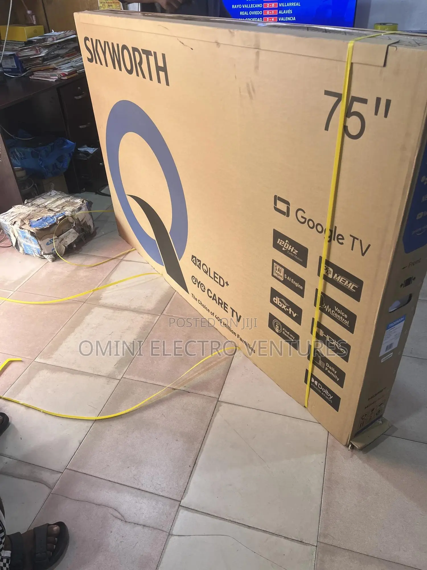 2026 Skyworth 75” Qled Smart Tv With Voice Control
