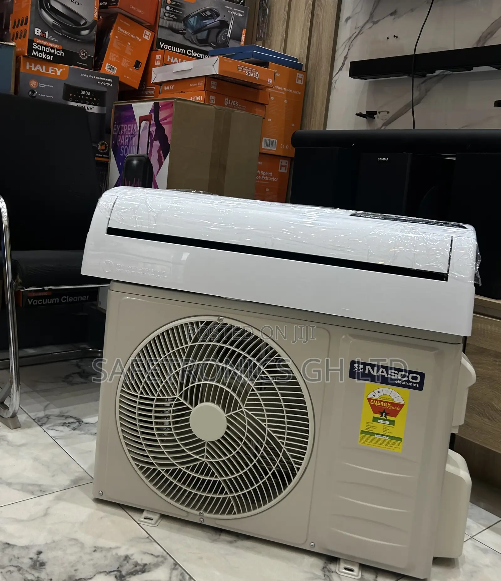 Neatly Boxed Nasco 1.5hp R410 Split Dual Inverter Ac