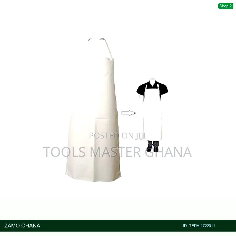 PVC White Apron 80x110cm - Tera-