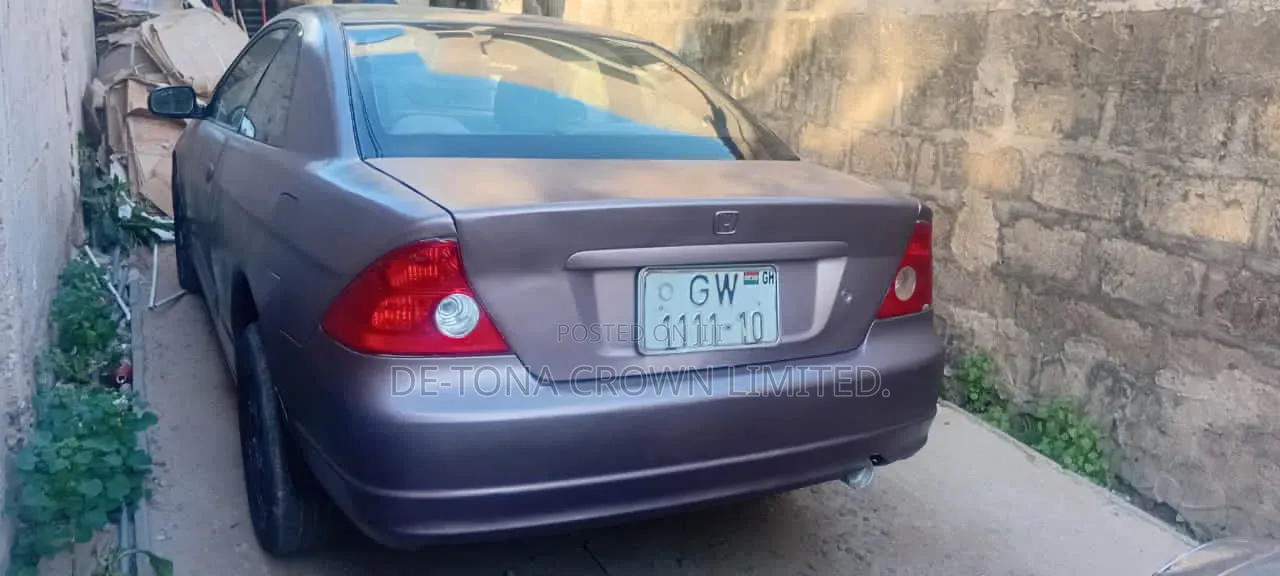 Honda Civic DX 2dr Coupe (1.7L 4cyl 5M) 2002 Brown