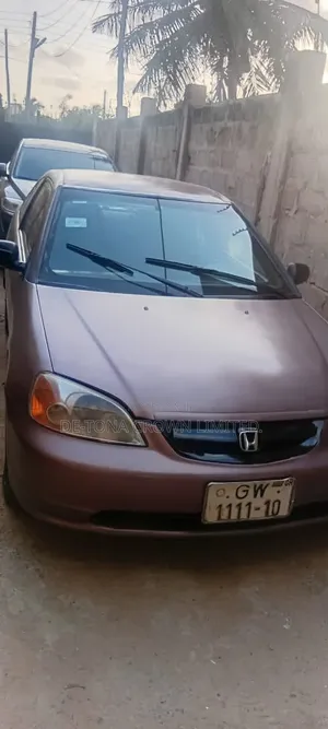Honda Civic DX 2dr Coupe (1.7L 4cyl 5M) 2002 Brown