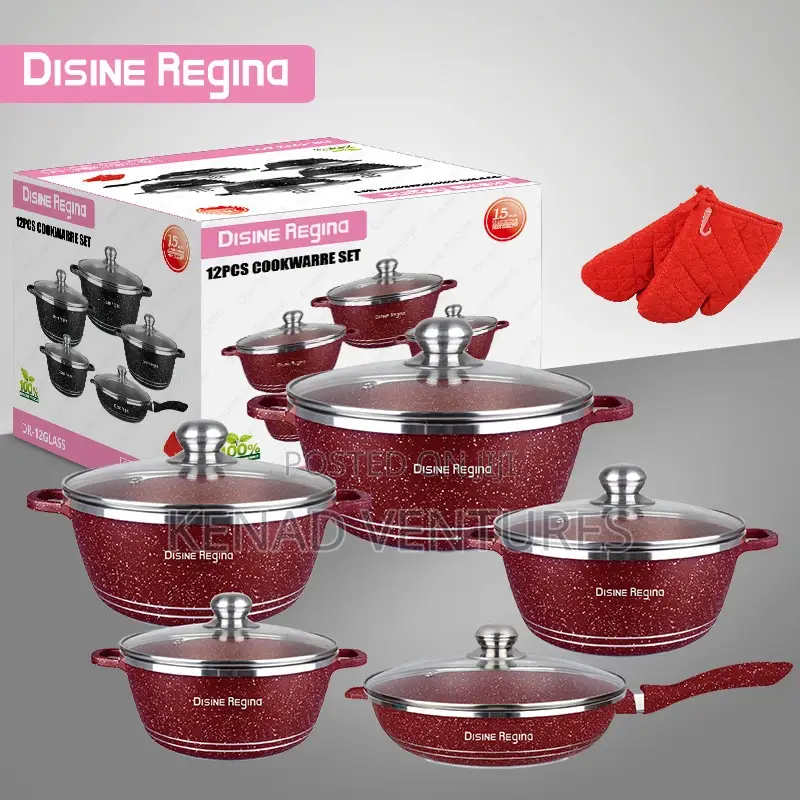 12-Piece Die-Cast Aluminium Cookware Set