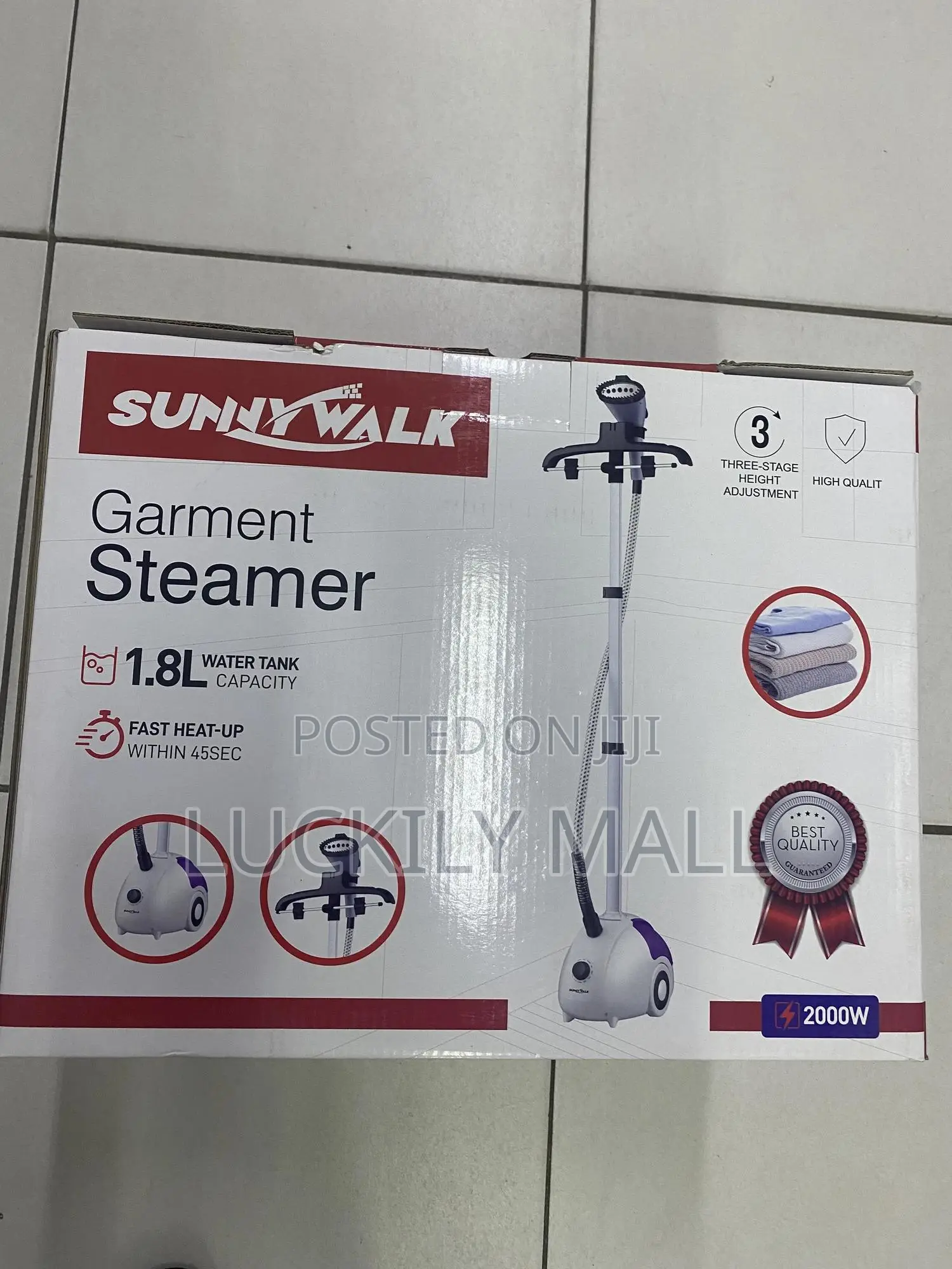 Sunny Walk Garment Steamer