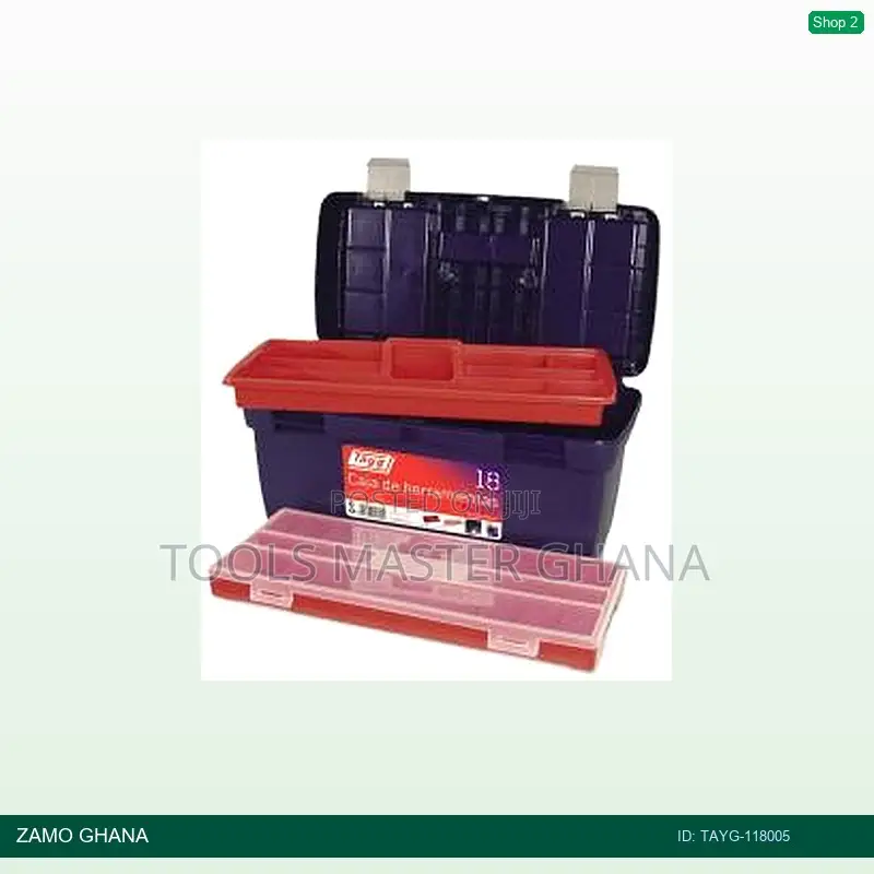 Tayg Plastic Tools Box N.18 580x290x290mm - Tayg-118005