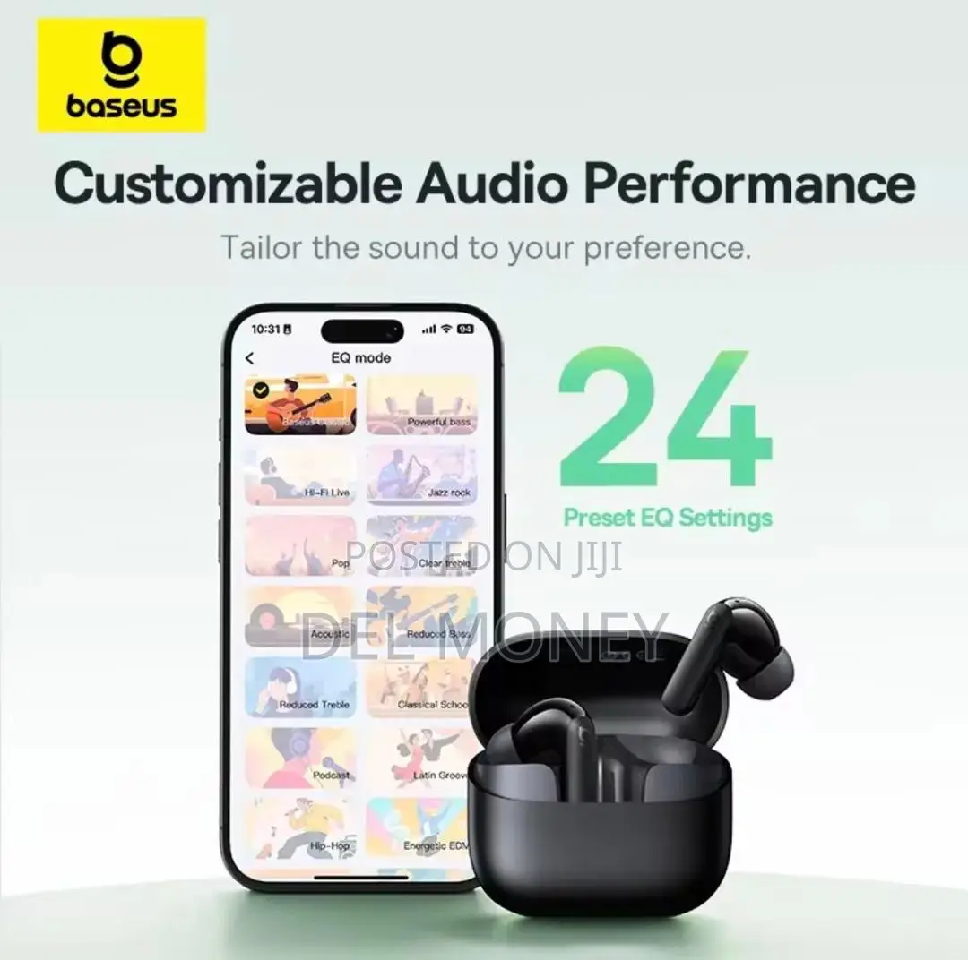 Baseus Bass Ep10 Anc True Wireless Earbuds Bluetooth 6.0