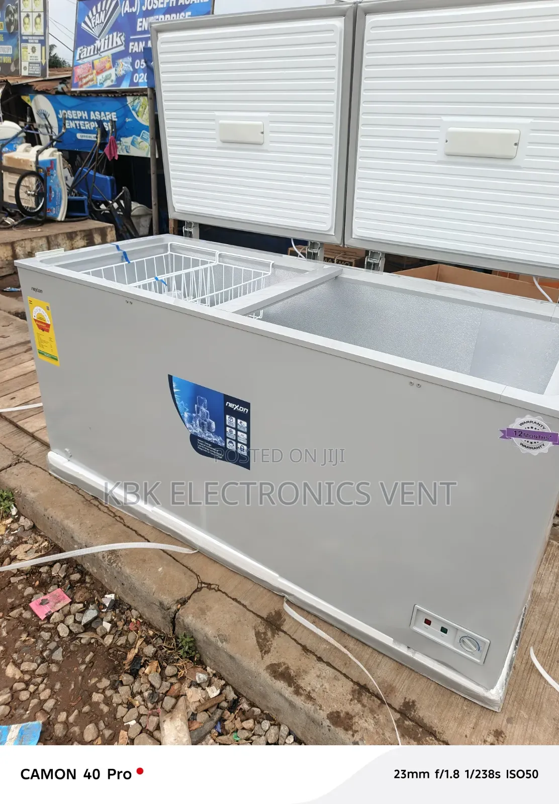 Nexon 500liters Double Door Chest Freezer