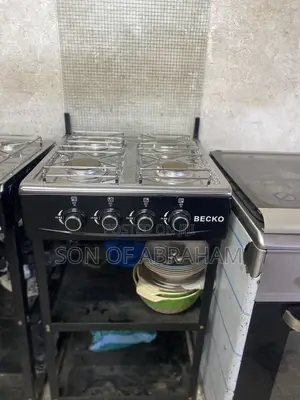 4burner Auto Standing Stove Stainless