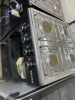 4burner Auto Standing Stove Stainless