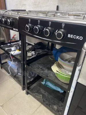 4burner Auto Standing Stove Stainless