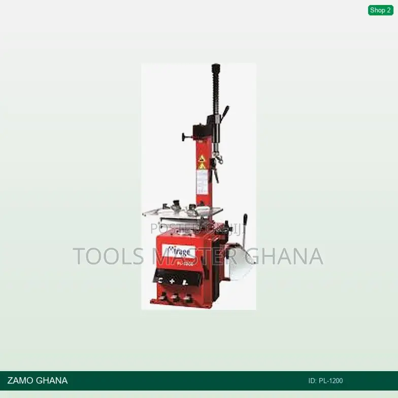 Tyre Changer 21-24 Inch 8-10bar Semi-automatic Swing Arm - Pl-1200