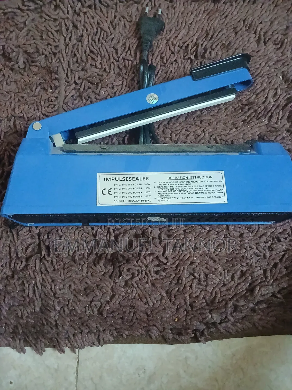 200mm Impulse Sealer - Pfs-200
