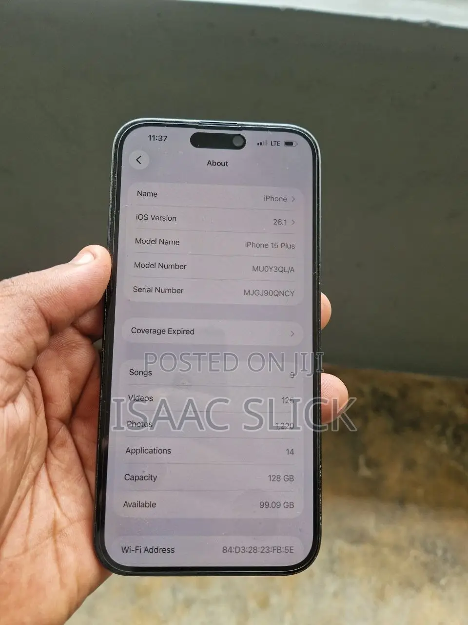 Apple iPhone 15 Plus 128 GB Black