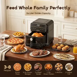 Oraimo Nutrifry S1 6l 1500w 230°C High-Temp Air Fryer
