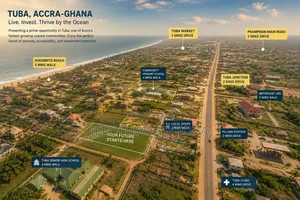 100 by 100 (Kokobrite Beach View) 4 Plots Accra Ghana