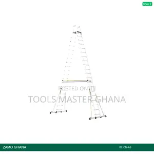 Cm Alu Ladder a Shape 15+1 Wooden Platform - Cm-A5