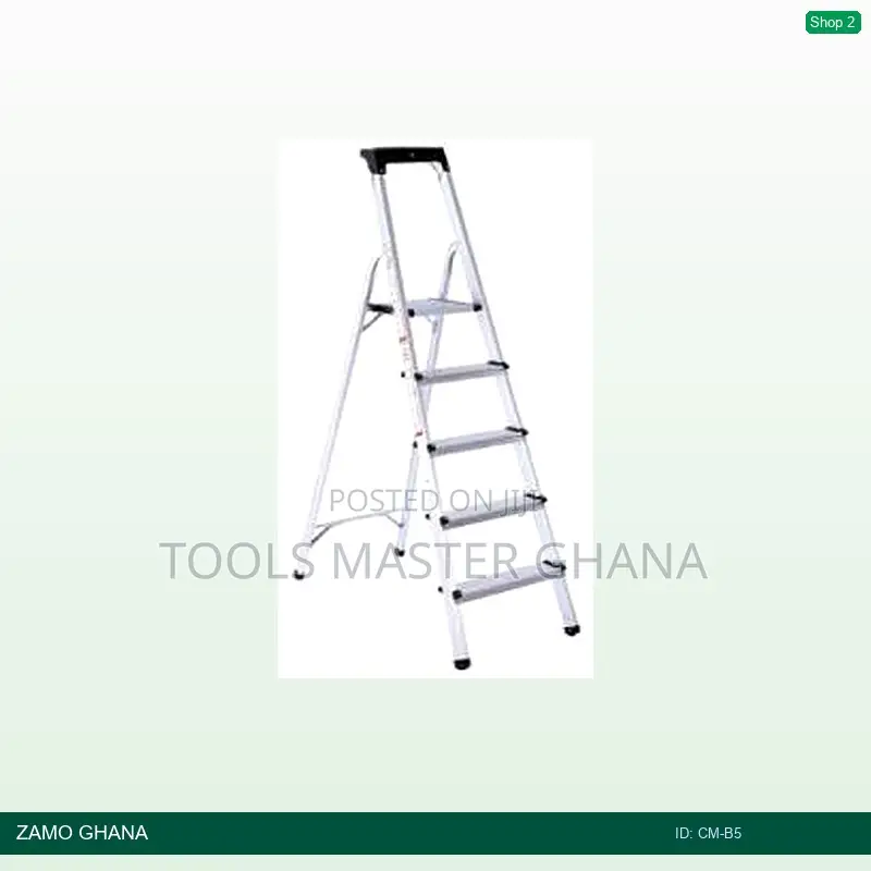 Cm 5+1 Galvanized Steel Step Ladder - Cm-B5