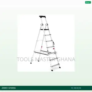 Cm Hazar 4+1 Step Ladder With Top Hat Alu - Cm-Ha104