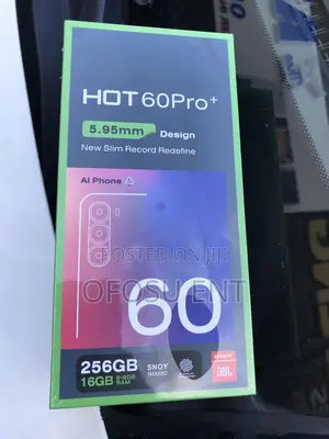 New Infinix Hot 60 Pro+ 256 GB Gray